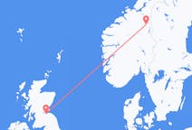 Flights from Røros, Norway to Edinburgh, the United Kingdom