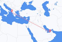 出发地 阿拉伯联合酋长国阿布扎比目的地 希腊克基拉市的航班