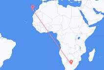 Flug frá Kimberley, Northern Cape, Suður-Afríku til Tenerife, Spáni