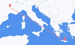 프랑스 르 퓌앙블레 출발, 그리스 이라클리온 도착 항공편