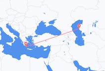 出发地 哈萨克斯坦阿克套目的地 希腊基西拉的航班