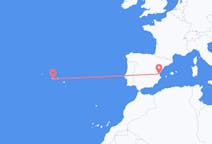 Flights from Pico Island, Portugal to Valencia, Spain