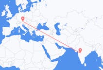 Fly fra Aurangabad til Salzburg