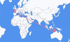 Flyrejser fra Kununurra, Australien til Bilbao, Spanien