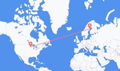 Flüge von Minneapolis, die Vereinigten Staaten nach Skellefteō, Schweden