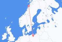 Flights from Mo i Rana, Norway to Bydgoszcz, Poland