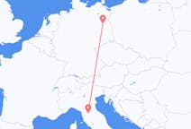 Vluchten van Florence, Italië naar Berlijn, Duitsland