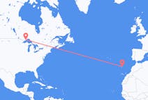 Flyrejser fra Thunder Bay, Canada til Vila Baleira, Portugal