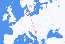 Flyg från Sarajevo, Bosnien och Hercegovina till Malmö, Sverige