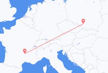 Flyrejser fra Le Puy-en-Velay, Frankrig til Katowice, Polen
