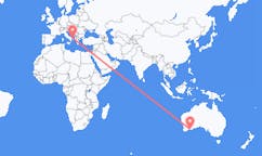 Flyrejser fra Esperance, Australien til Brindisi, Italien