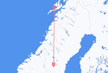 Vluchten van Sveg naar Svolvær