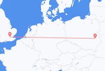 Flyreiser fra Lublin, til London