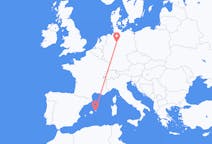 Vluchten van Hannover, Duitsland naar Mahon, Spanje