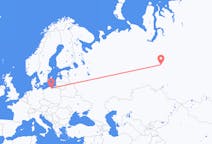 Fly fra Nizhnevartovsk til Gdańsk