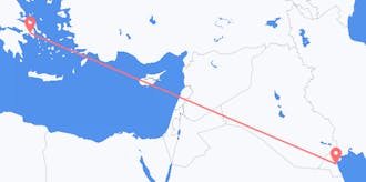 クウェートからギリシャへのフライト