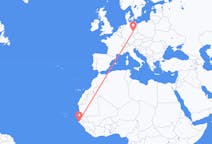 Flyreiser fra Ziguinchor, Senegal til Leipzig, Tyskland