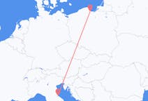 Loty z Rimini, Włochy do Gdańsk, Polska