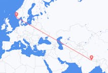 Flüge von Siddhartanagar, Nepal nach Stavanger, Norwegen