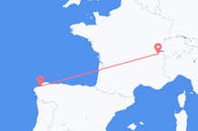 Flyrejser fra La Coruña til Genève