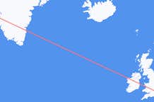 Flyreiser fra London, til Nuuk