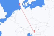 Flyg från Zagreb, Kroatien till Westerland, Tyskland