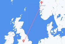 Flights from Førde, Norway to Birmingham, the United Kingdom
