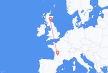 Flights from Bergerac, France to Edinburgh, Scotland
