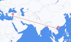 Flights from Sanya, China to Adana, Turkey