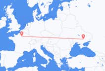 Flyg från Zaporizhia, Ukraina till Paris, Frankrike