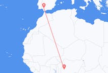 Flyg från Ilorin, Nigeria till Sevilla, Spanien