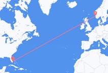 Flüge von Fort Lauderdale, die Vereinigten Staaten nach Haugesund, Norwegen