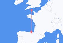 Flyreiser fra Guernsey, Guernsey til Vitoria, Spania