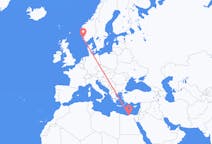 Flyreiser fra Alexandria, til Stavanger