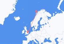 Flights from London, the United Kingdom to Stokmarknes, Norway