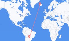 Flyg från Asunción, Paraguay till Reykjavik, Island