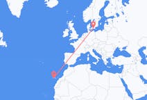 Flights from San Sebastián de La Gomera, Spain to Malmö, Sweden
