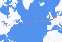 Flyreiser fra Windsor, Canada til Düsseldorf, Tyskland