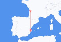 Flights from Bordeaux, France to Alicante, Spain