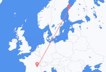 Flyg från Lyon till Vasa