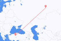 เที่ยวบิน จาก เยคาเตรินเบิร์ก, รัสเซีย ไปยัง อังการา, ตุรกี