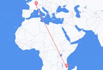 Vluchten van Nampula, Mozambique naar Genève, Zwitserland