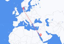 Flights from Jeddah to Billund