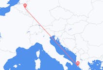Fly fra Liège til Korfu