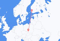 폴란드 카토비체에서 출발해 핀란드 투르쿠로(으)로 가는 항공편