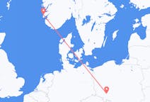 出发地 波兰弗罗茨瓦夫目的地 挪威海宁格松的航班
