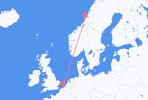 ตั๋วเครื่องบินจากเมืองOstendไปยังเมืองRørvik