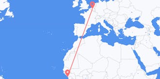 Flights from Guinea to Belgium