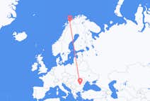 Loty z Bardufossa w Norwegii do Bukaresztu w Rumunii