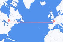Flyrejser fra North Bay, Canada til Limoges, Frankrig